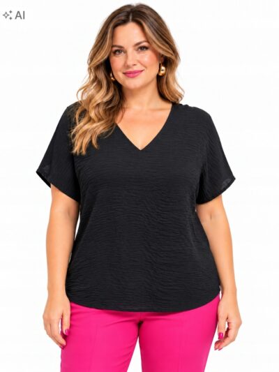 Bluzka TOP CAMILLA damska rozmiar 40 biust 96cm -czarna